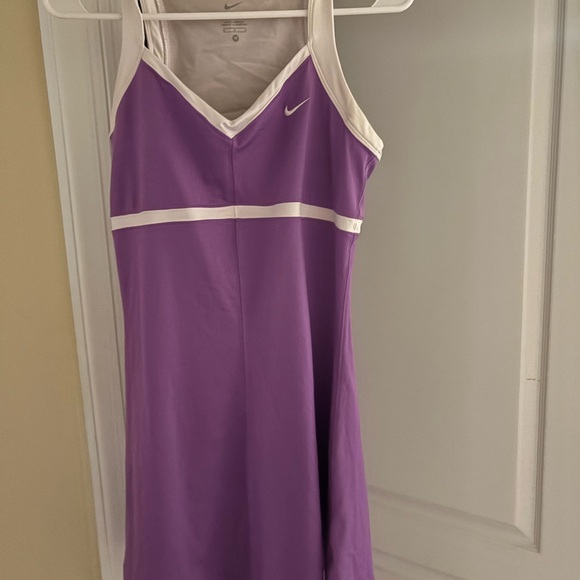 Nike Dresses & Skirts - Nike Lavender Sports Dress with White Trim